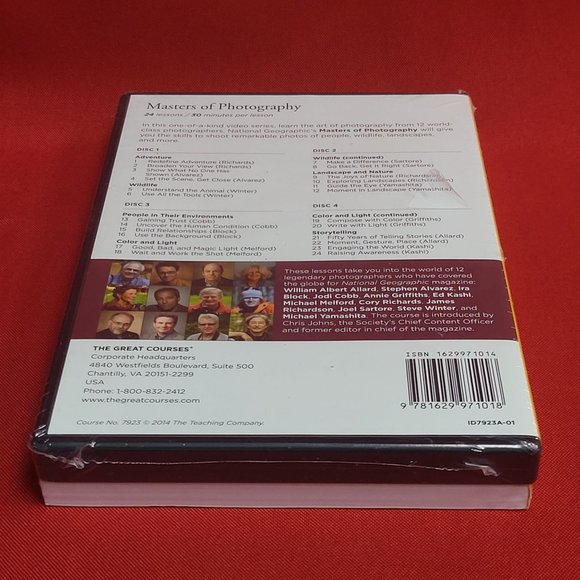 Masters of Photography DVD &  Course Guidebook The Great Courses - Picture 4 of 8